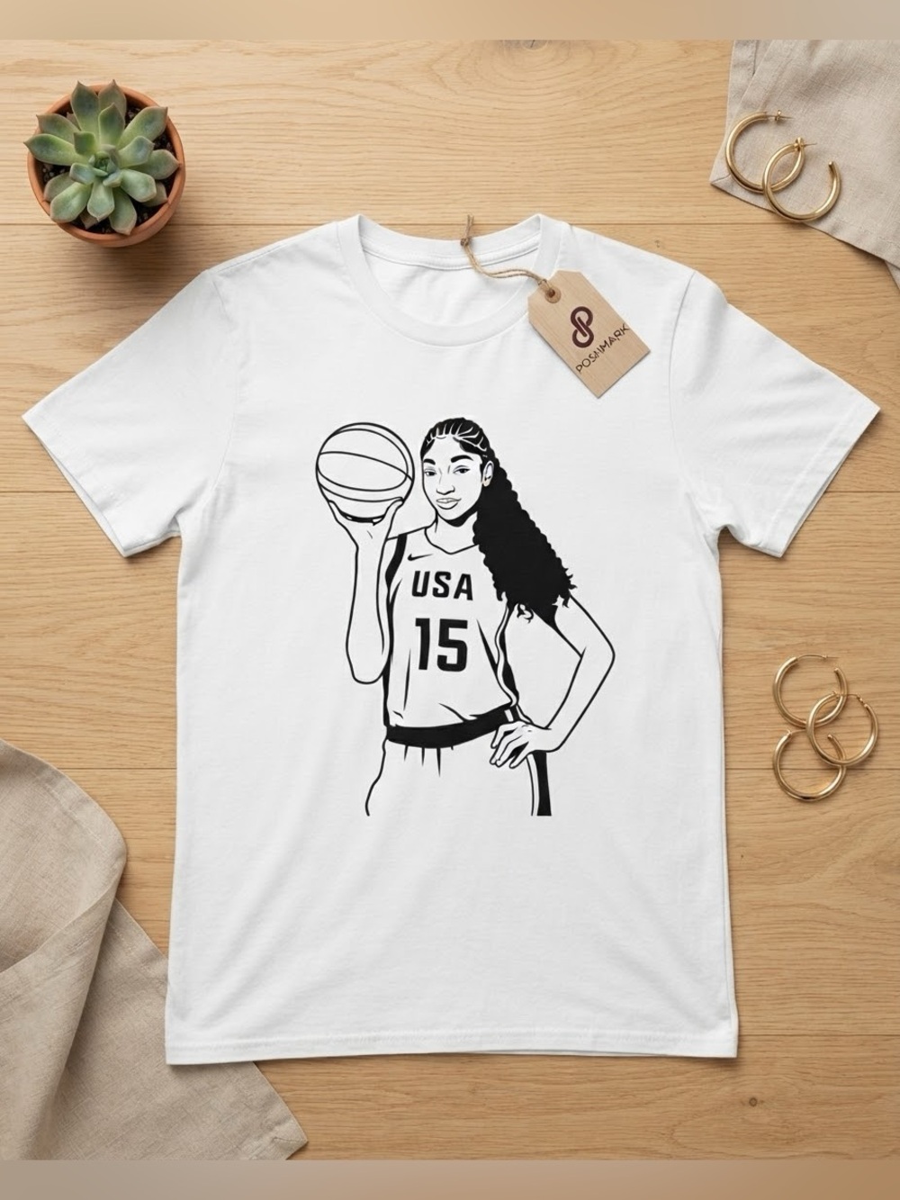 Angel Reese USA Barbie T Shirt